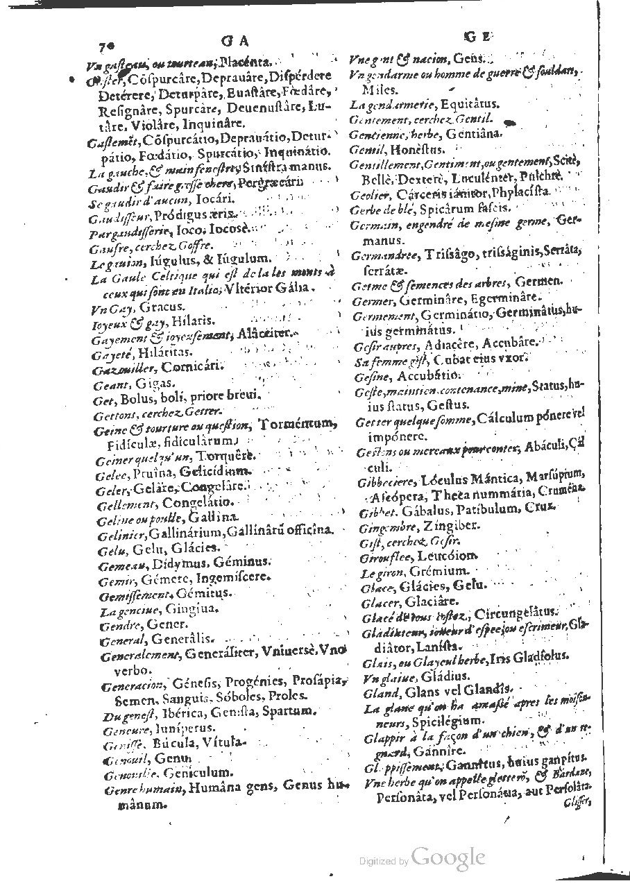 1564 - Henri Hylaire et Louis Cloquemin - Trésor des mots et traits français - BSB Munich