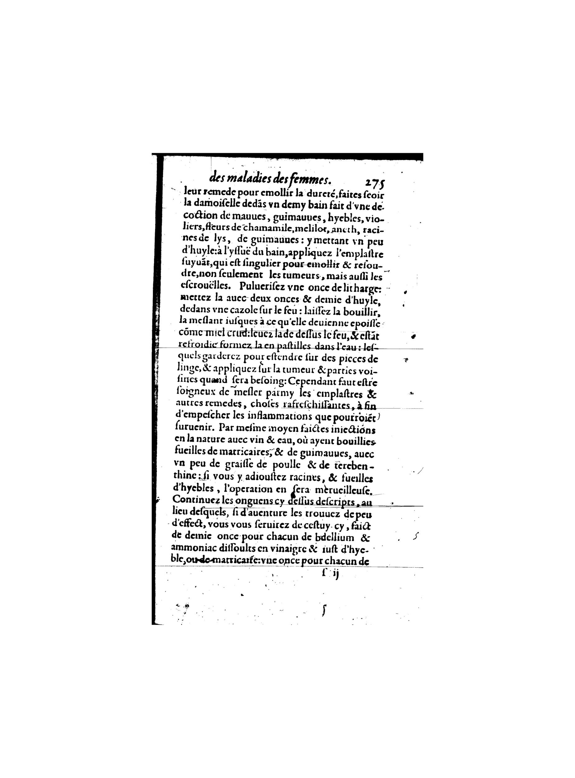 1587 - Jacques du Puis - Trésor des remèdes secrets pour les maladies des femmes - BnF