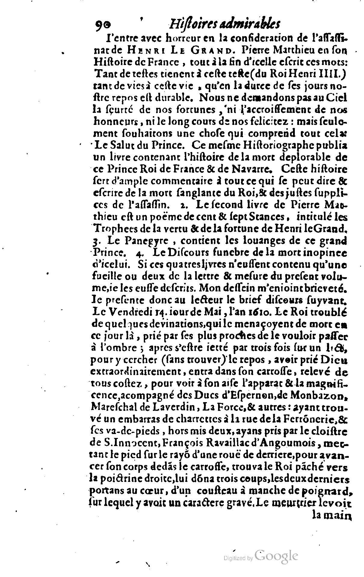 1628 - Jacques Crespin - Trésor d’histoires admirables et mémorables - BSB Munich
