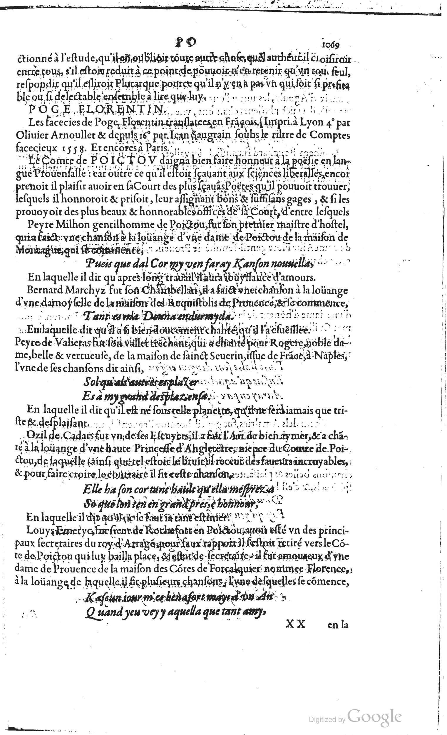 1585 - Barthélemy Honorat - Bibliothèques françaises - BSB Munich