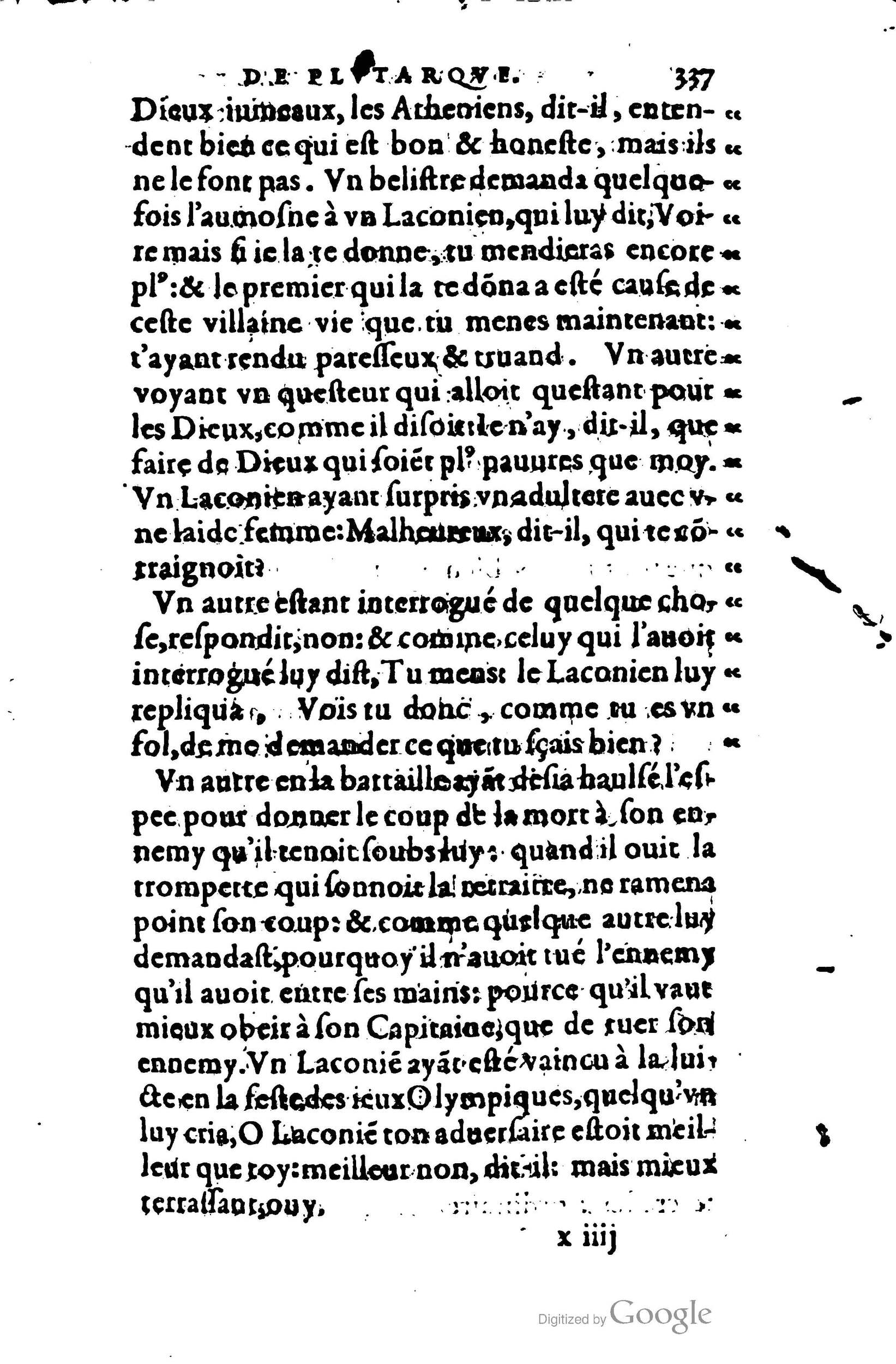 1578 - Jean Poupy - Trésor des morales de Plutarque - BSB Munich