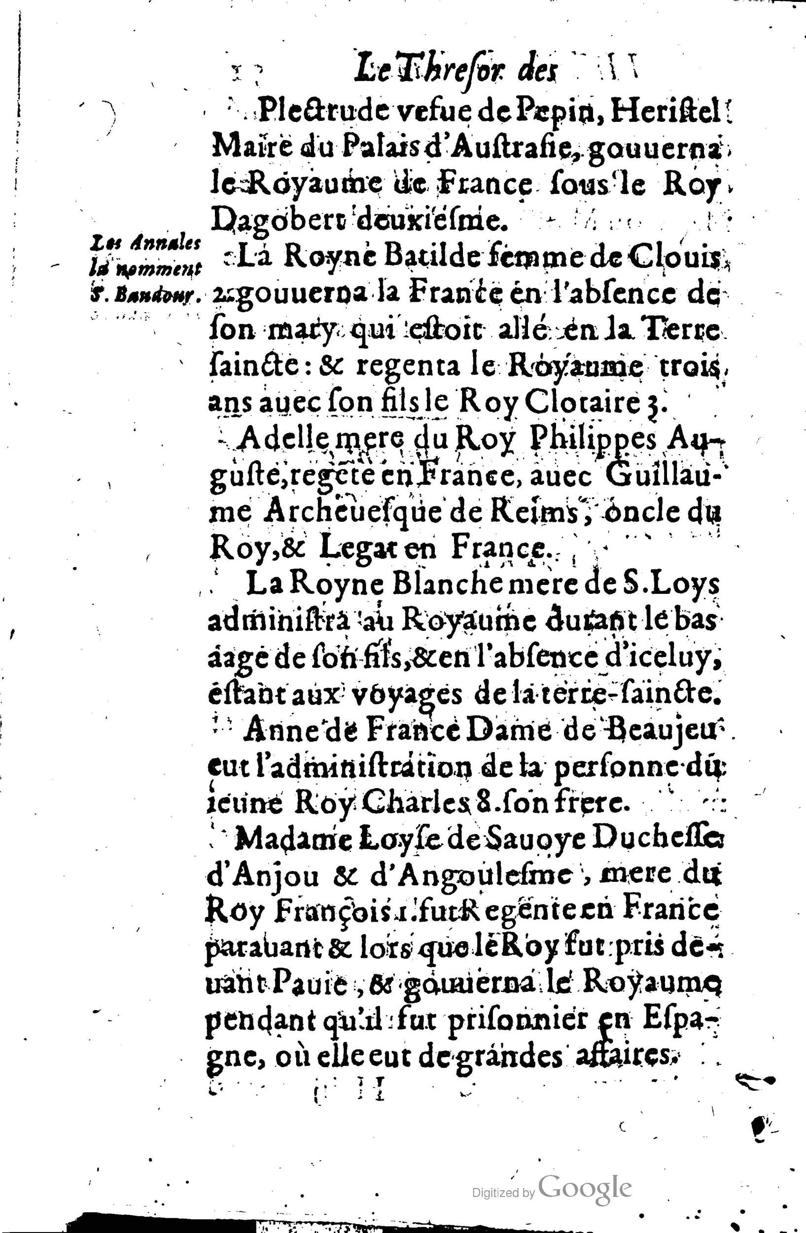 1619 - Jean Corrozet - Trésor des histoires de France - BSB Munich