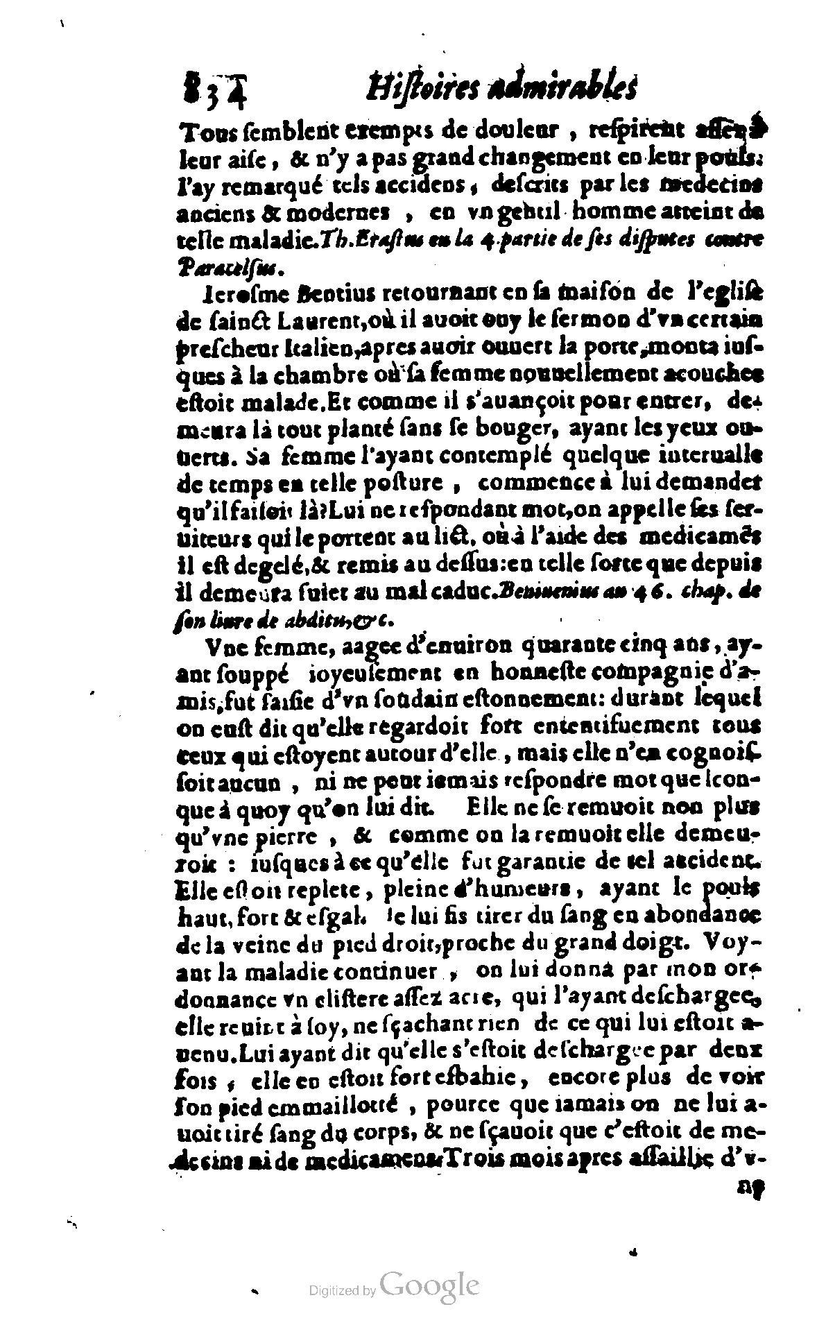 1620 - Samuel Crespin - Trésor d’histoires admirables et mémorables - BCU Lausanne