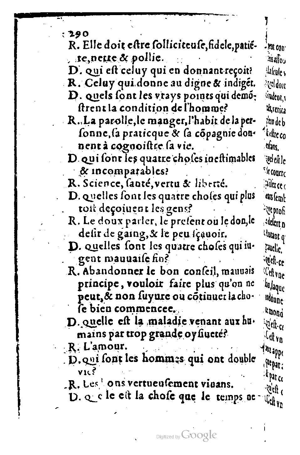 1582 - Nicolas Bonfons - Trésor des sentences dorées - BM Lyon