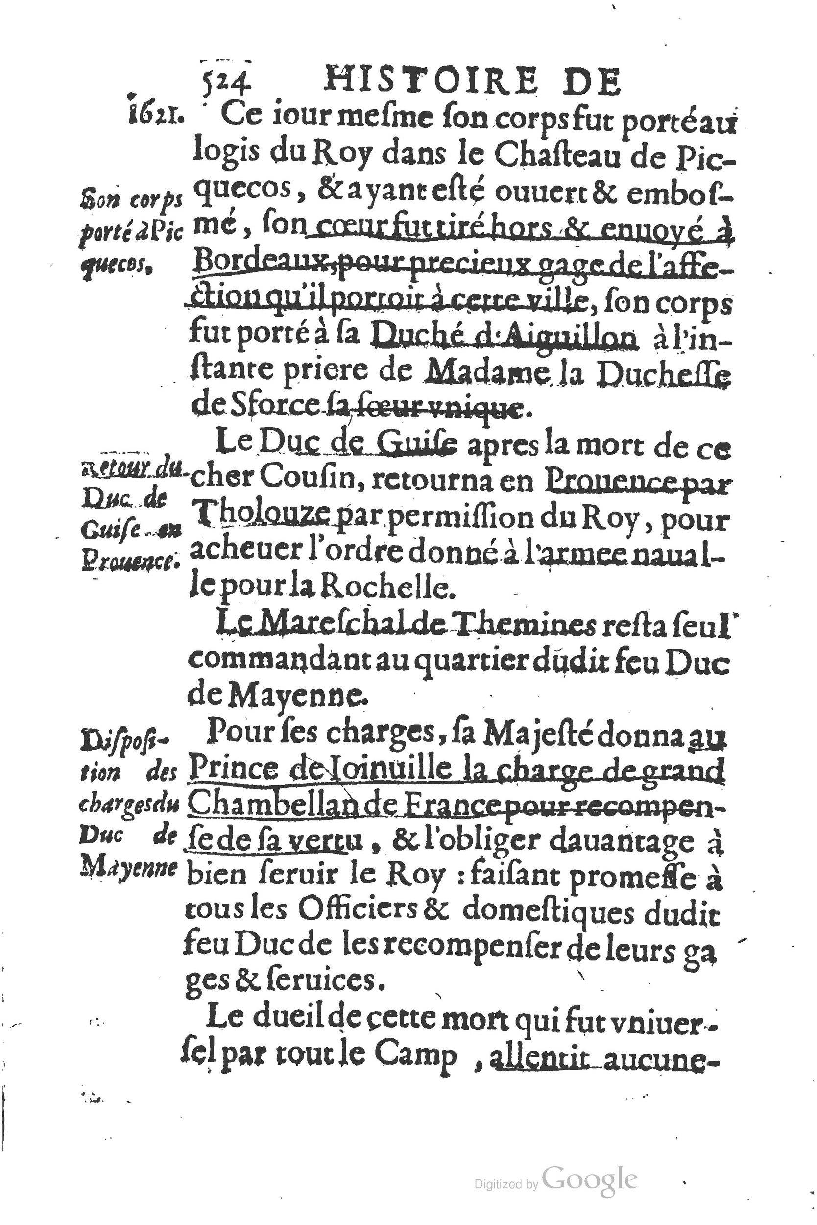 1626 - Joseph Bouillerot - Trésor de l’histoire générale de notre temps - BSB Munich