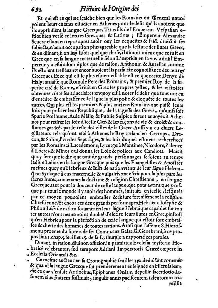 1613 - Matthieu Berjon - Trésor de l’histoire des langues de cet univers - BM Lyon