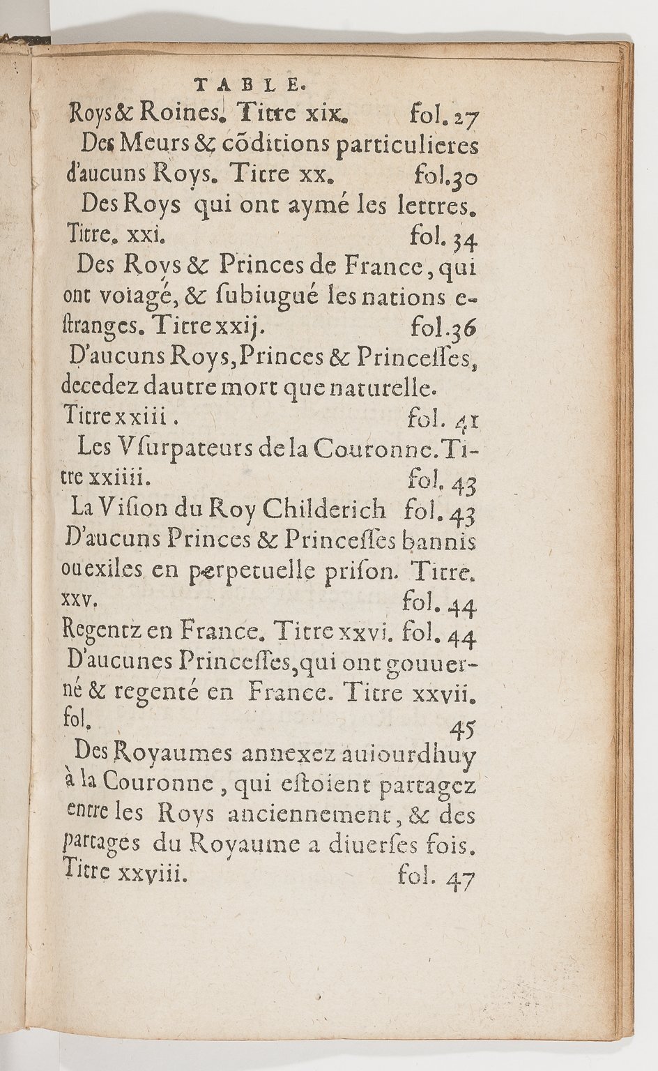 1583 - Galiot Corrozet - Trésor des histoires de France - BnF
