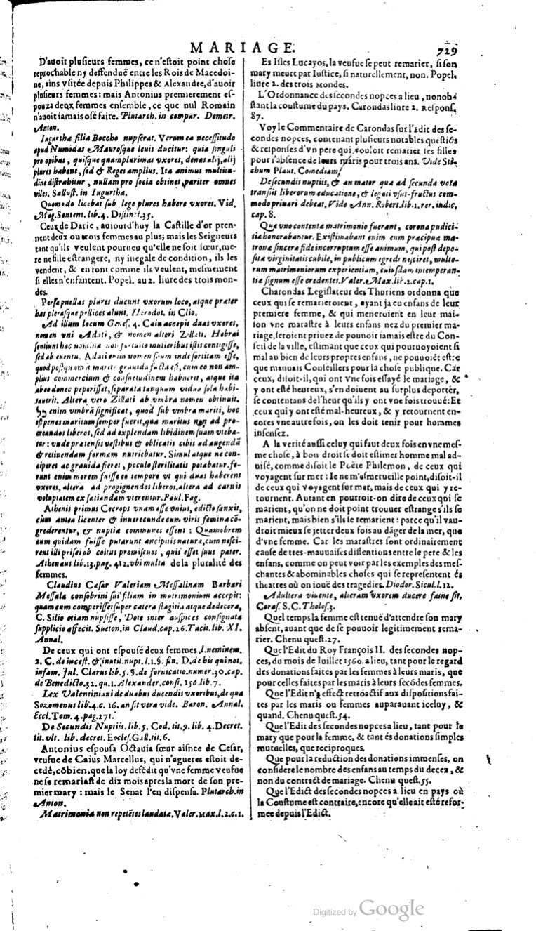 1629 - Veuve Nicolas Buon - Trésor du droit français (29620 T. 2) - BM Lyon