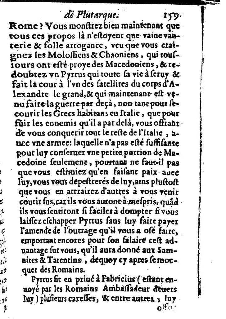 1611 - Pierre Rigaud - Trésor des vies de Plutarque - BM Lyon