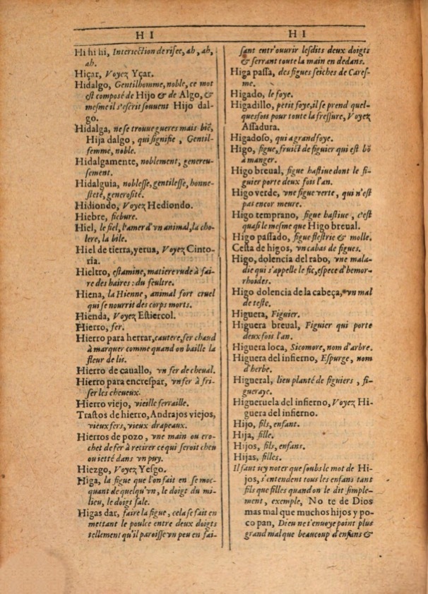 1607 - Marc Orry - Trésor des deux langues espagnole et française (Première et Seconde parties) - ÖNB Wien