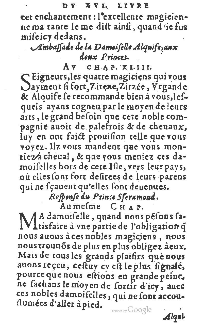 1582 - Jean Huguetan - Trésor des Amadis T. 1 - BM Lyon