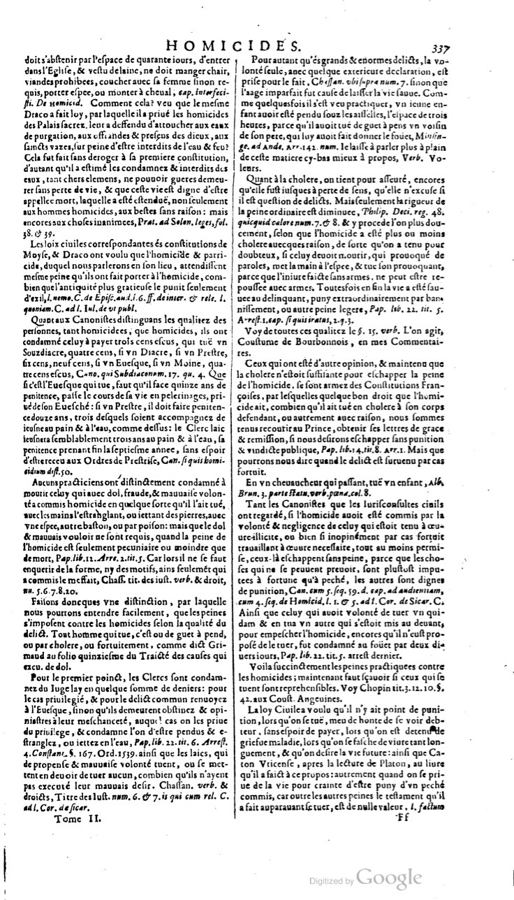 1629 - Veuve Nicolas Buon - Trésor du droit français (21754 T. 2) - BM Lyon