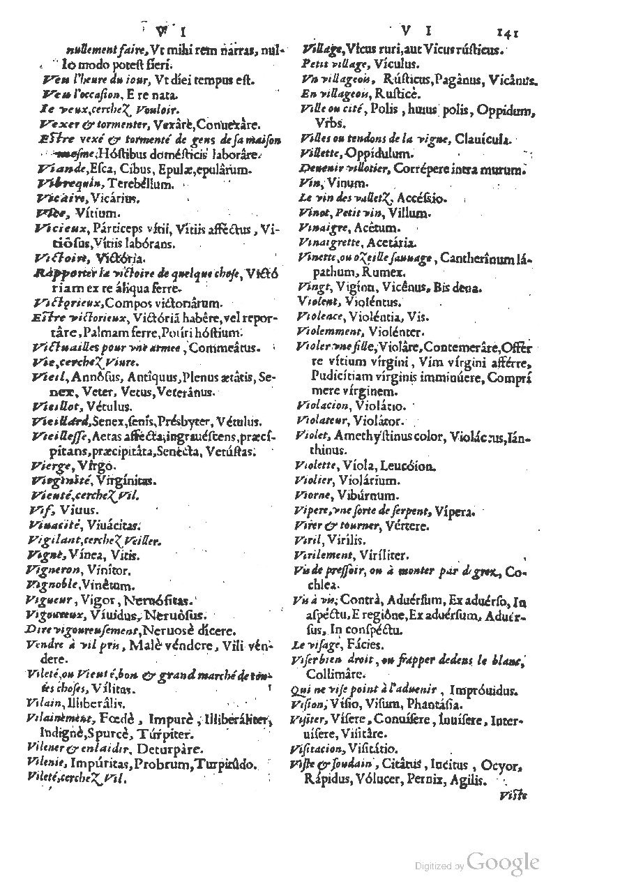 1558 - Guillaume Rouillé - Trésor des mots et traits français - BSB Munich