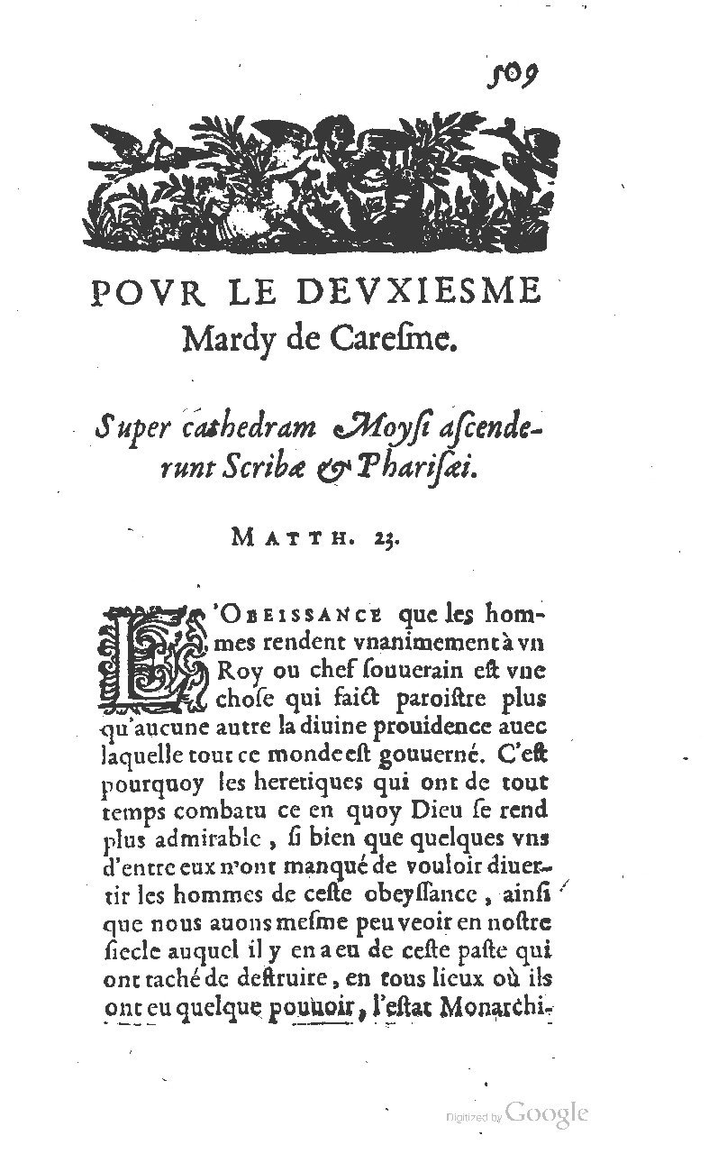 1607 - Nicolas Du Fossé - Trésor quadragésimal - T 01 - BM Lyon 1607 - Nicolas Du Fossé - Trésor quadragésimal - T 01 - BM Lyon