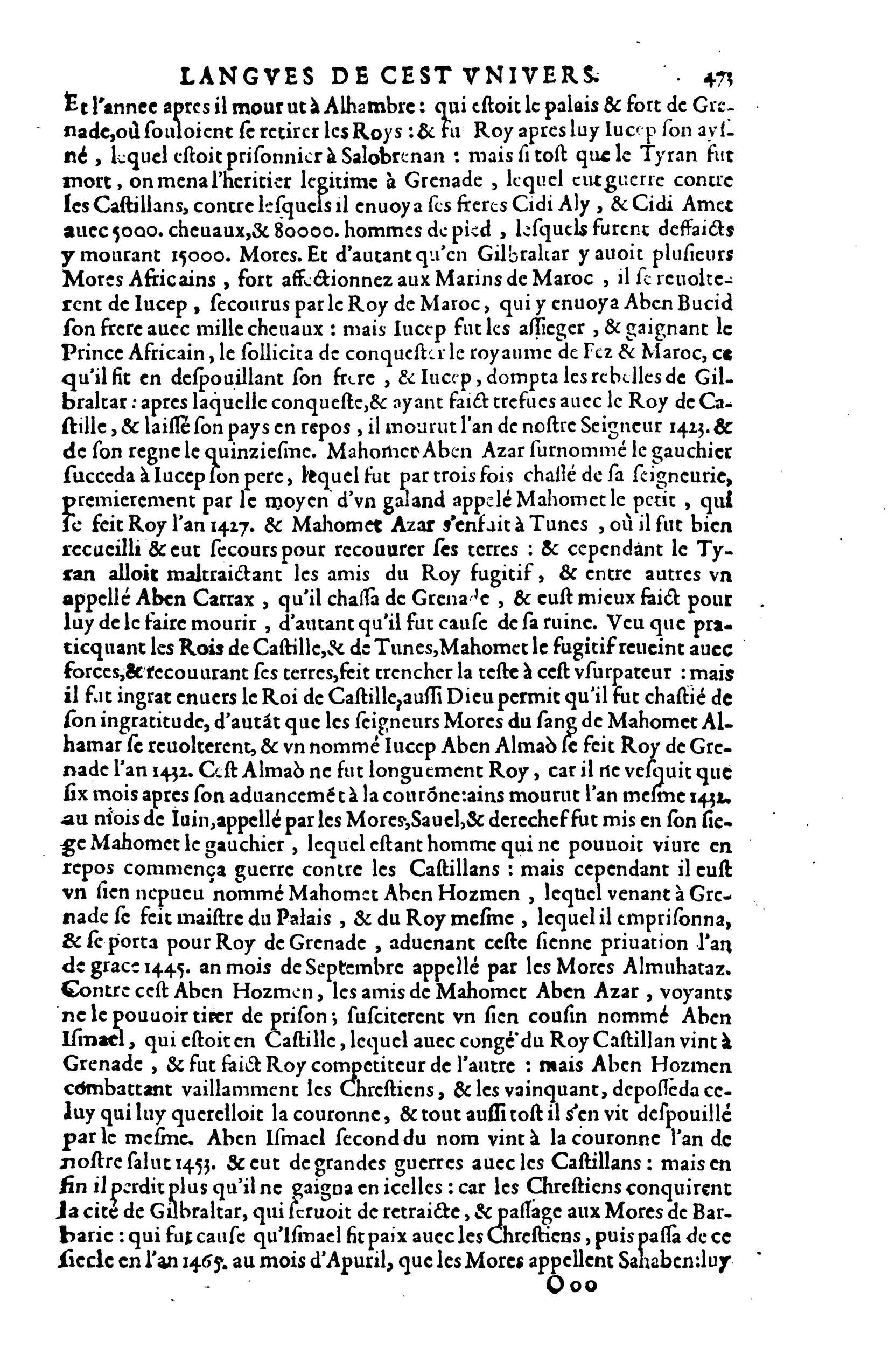 1608 - Nicolas Du Fossé - Trésor politique - BnF Tolbiac