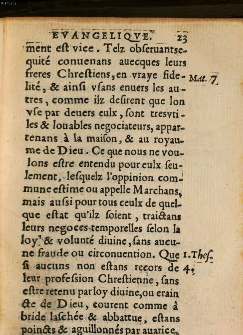 1548 - René Avril et Vivant Gaulterot - Perle précieuse évangélique et Trésor divin - BSB Munich