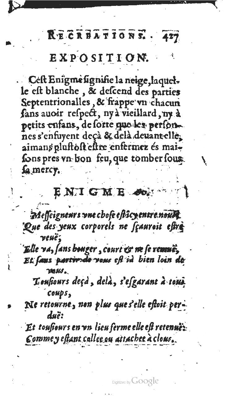 1627 - Jean Delamare - Trésor des récréations - BSB Munich