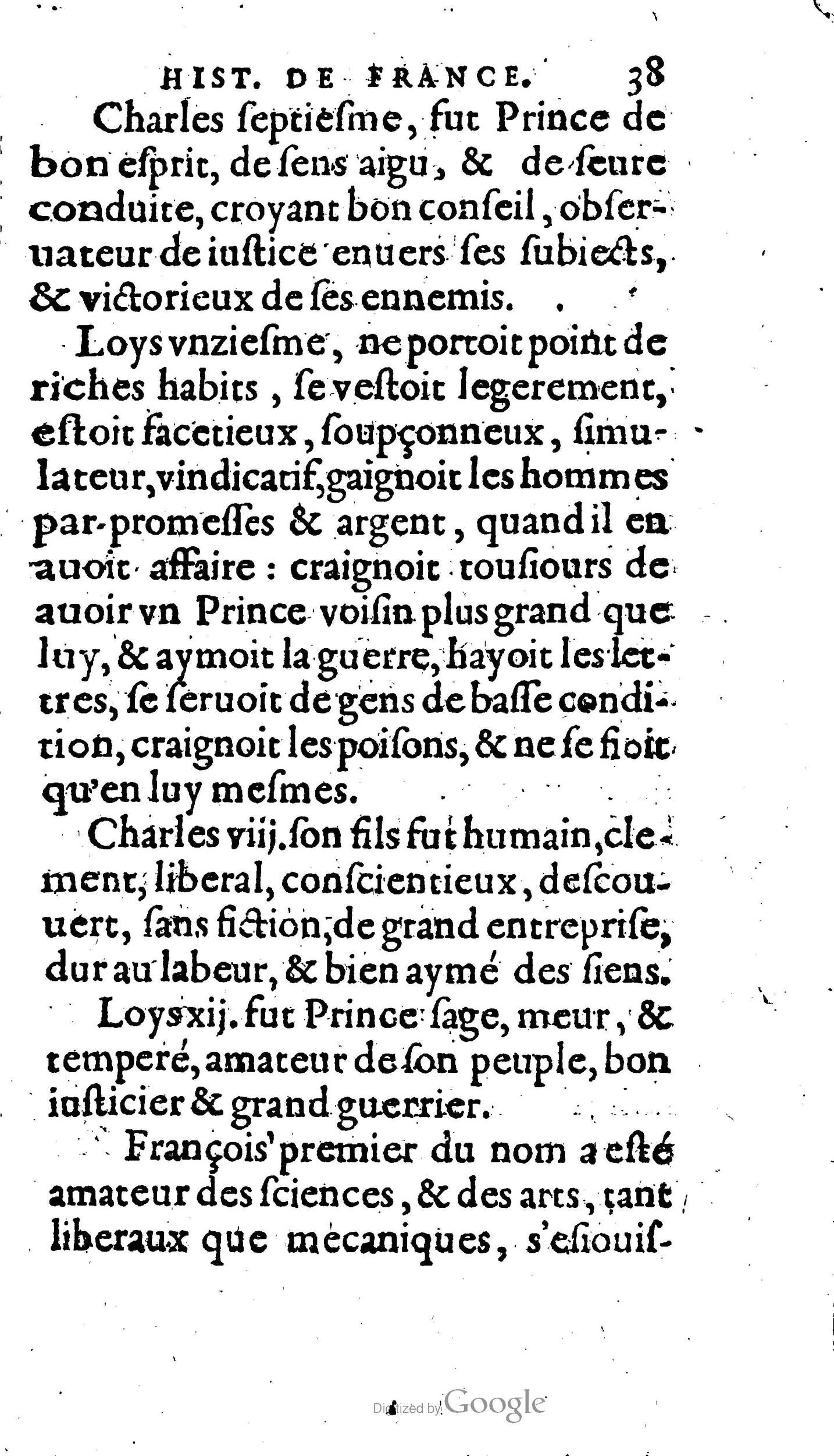 1604 - Galiot Corrozet - Trésor des histoires de France - BNC Florence