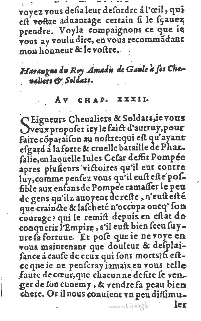 1582 - Jean Huguetan - Trésor des Amadis T. 1 - BM Lyon