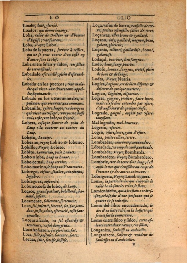 1607 - Marc Orry - Trésor des deux langues espagnole et française (Première et Seconde parties) - ÖNB Wien