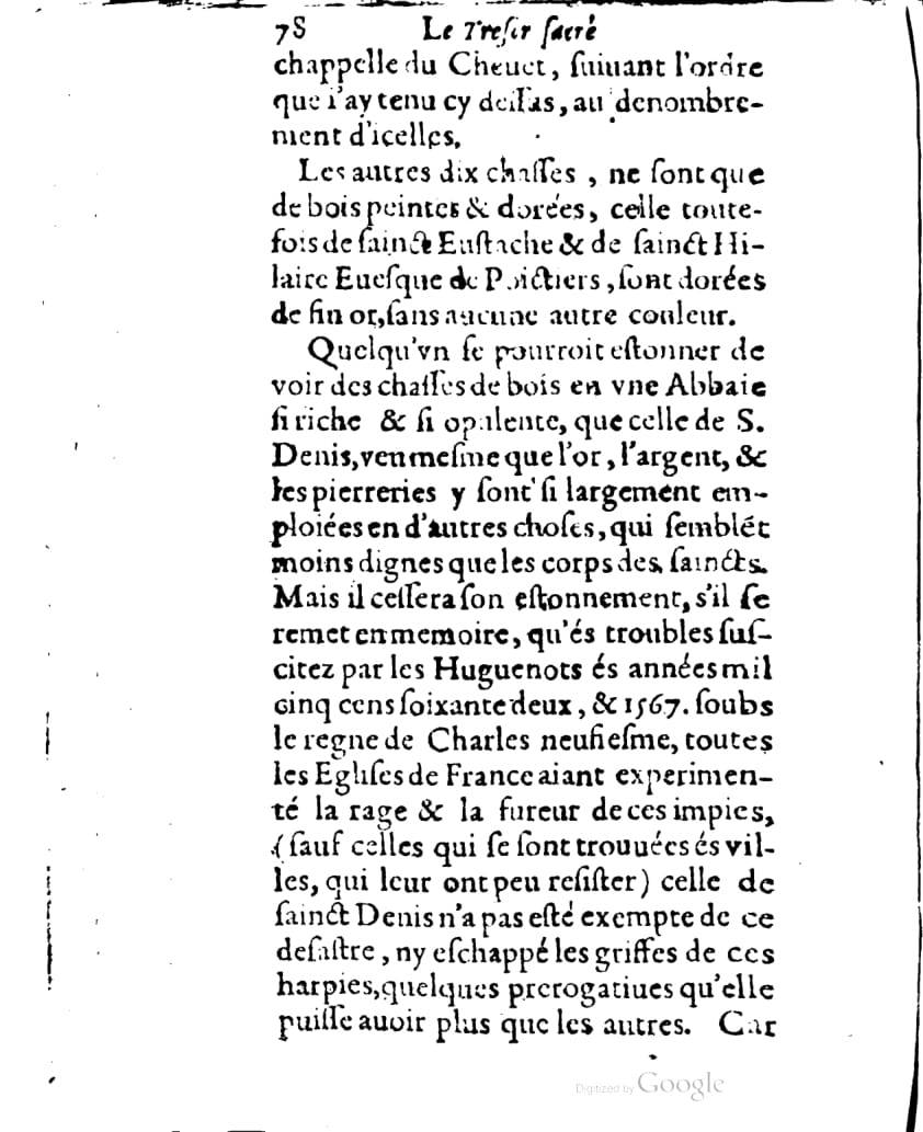 1636 - Jean Billaine - Trésor sacré ou inventaire des saintes reliques - British Library