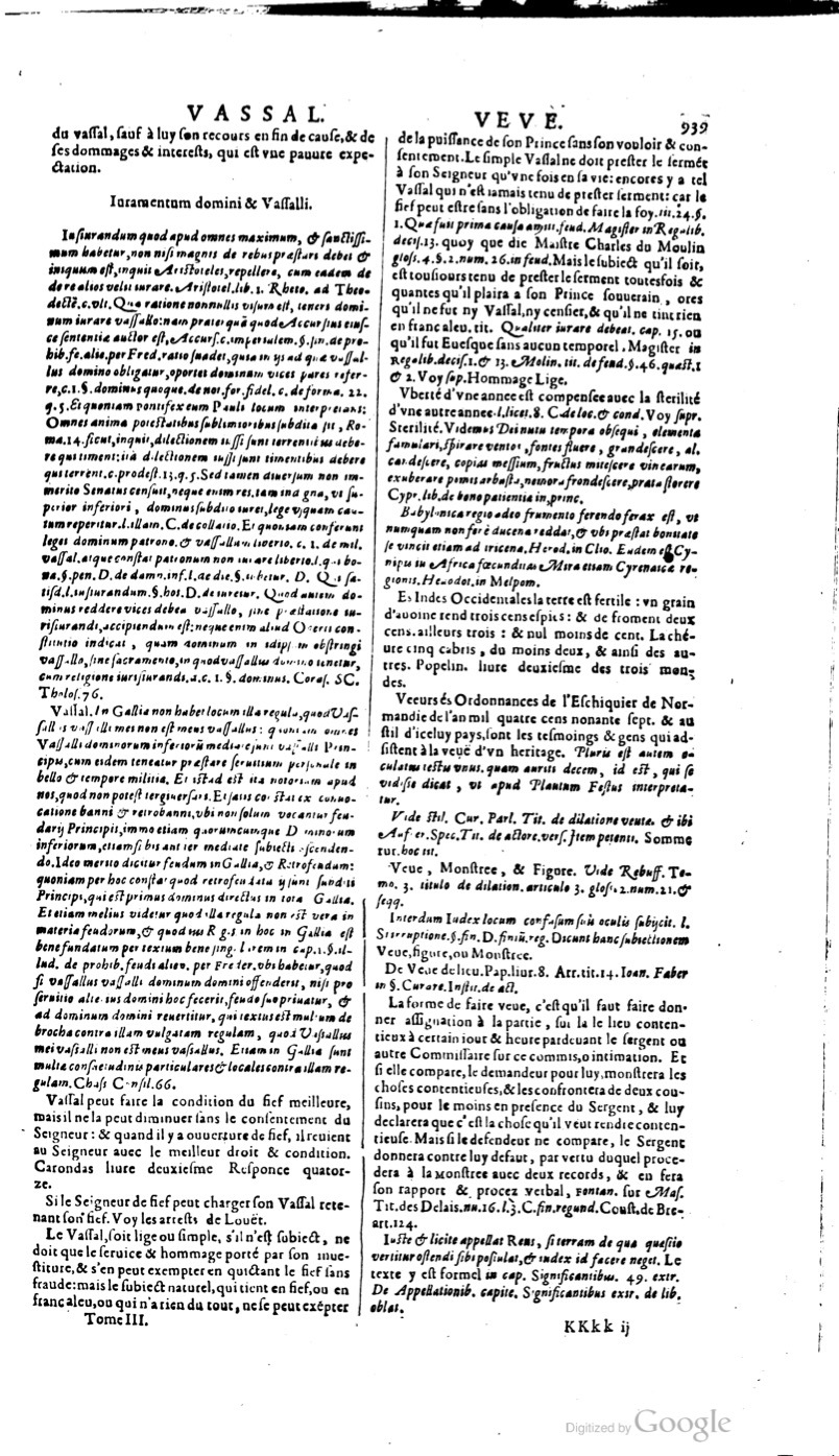 1629 - Veuve Nicolas Buon - Trésor du droit français (21754 T. 3) - BM Lyon