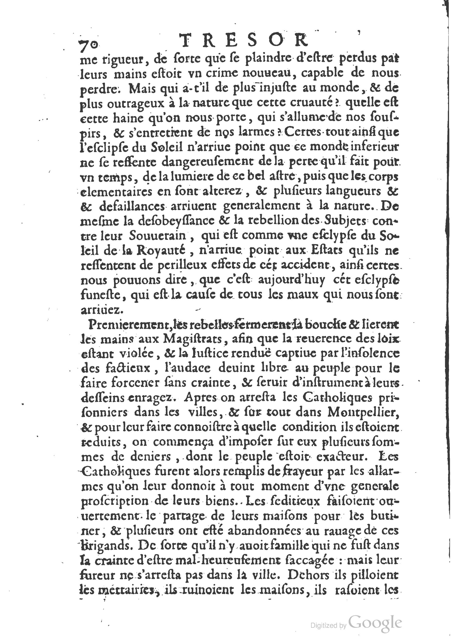 1654 - Michel Bobin - Trésor des harangues, remontrances et oraisons funèbres - BM Lyon
