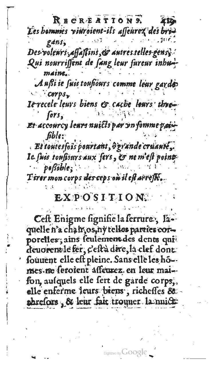 1627 - Jean Delamare - Trésor des récréations - BSB Munich