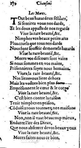 1623 - Jacques Cailloüé - Trésor ou recueil des chansons amoureuses - British Library