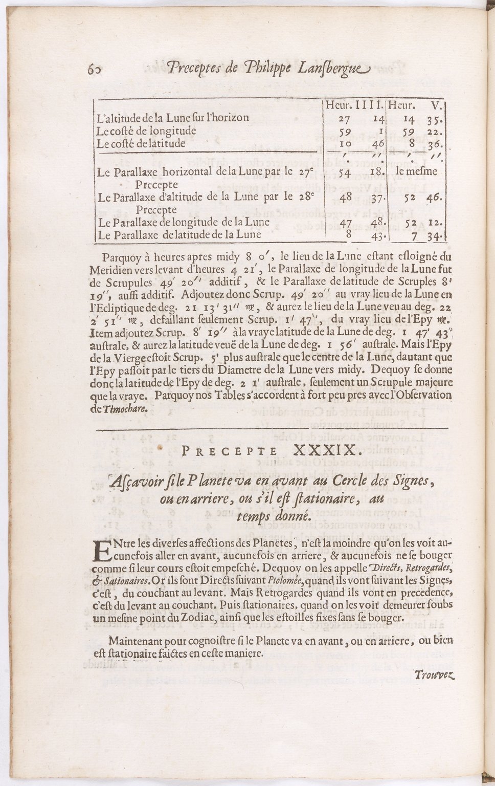 1634 - Zacharie Roman - Les Tables perpétuelles - BnF Arsenal