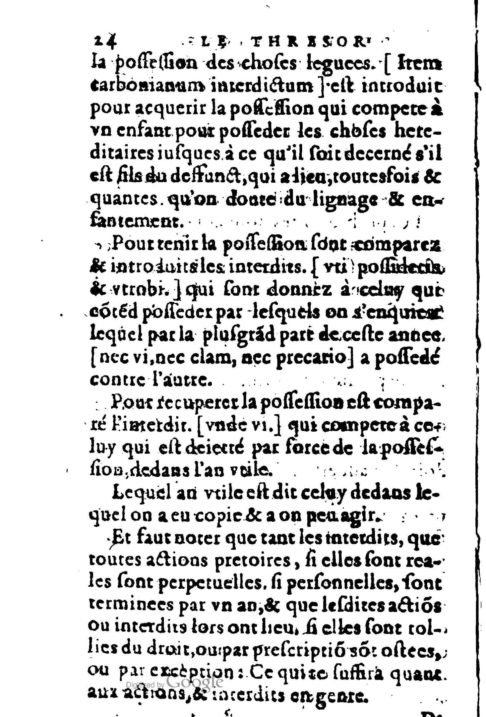 1605 - Pierre Rigaud - Trésor de pratique pour les juges - BM Lyon