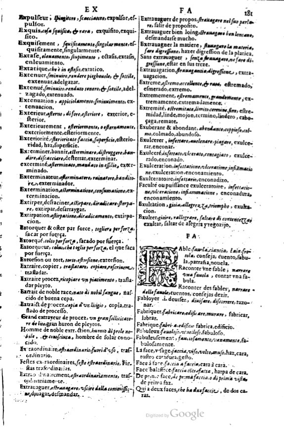 1617 - Samuel Crespin - Trésor des trois langues espagnole, française et italienne (3 parties) - Ohio