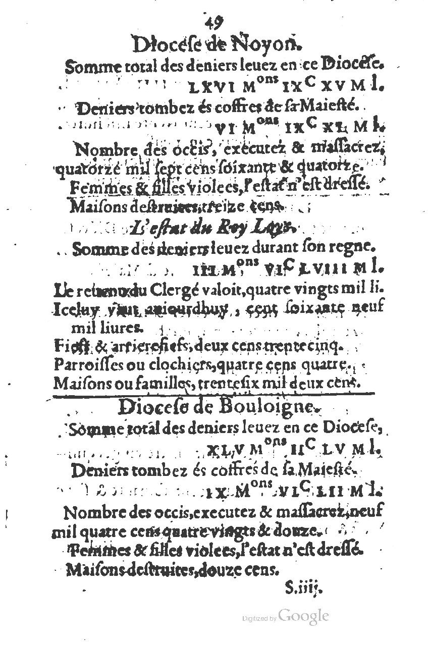 1581 - s.n. - Secret des trésors de France (Livre II) - BSB Munich
