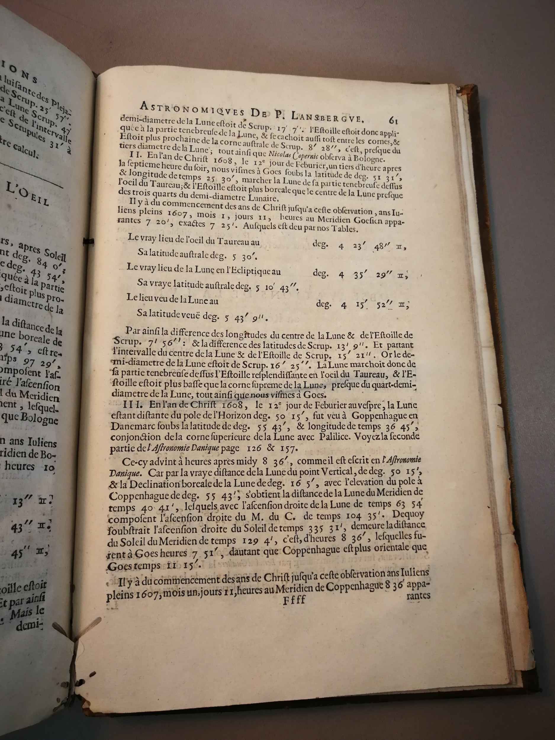 1633 - Zacharie Roman - Trésor d’observations astronomiques - BM Marseille