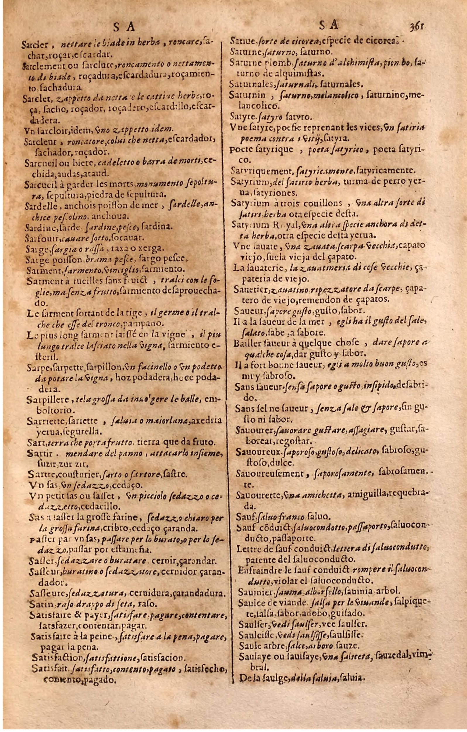 1627 - Jacques Crespin - Trésor des trois langues (Seconde partie) - Regensburg
