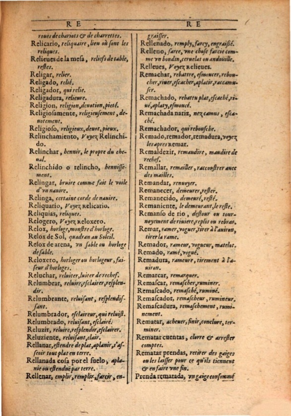1607 - Marc Orry - Trésor des deux langues espagnole et française (Première et Seconde parties) - ÖNB Wien