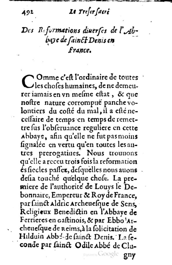 1636 - Jean Billaine - Trésor sacré ou inventaire des saintes reliques - British Library