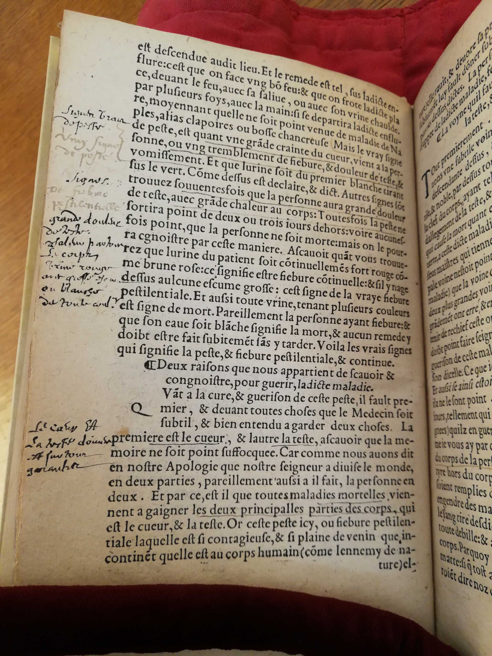 1544 - [Guillaume Bossozel] - Trésor du remède préservatif contre la peste - Bibliothèque Sainte-Geneviève