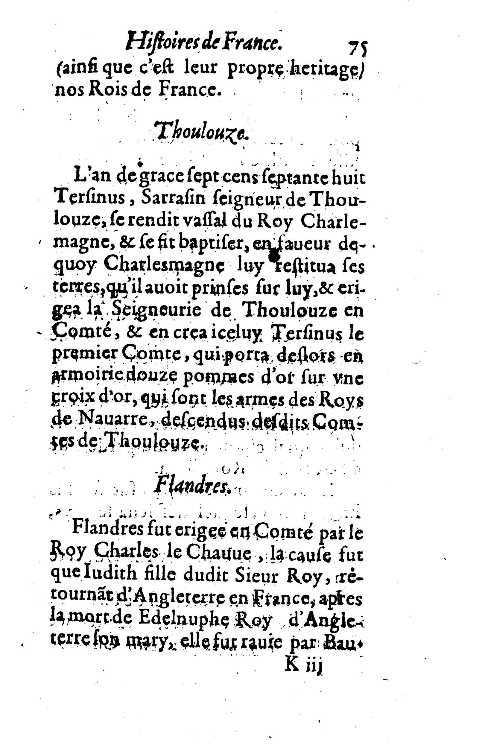 1617 - Jean Corrozet - Trésor des histoires de France - BM Lyon