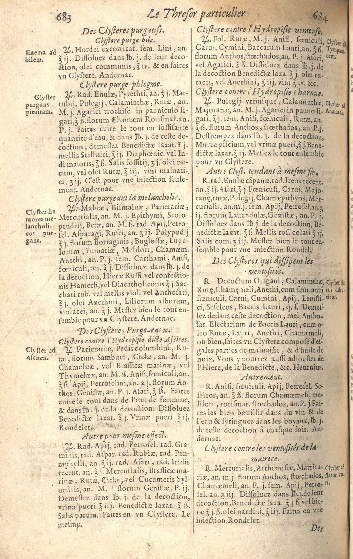 1610 - Étienne Gamonet - Grand Trésor ou dispensaire - CESR Tours