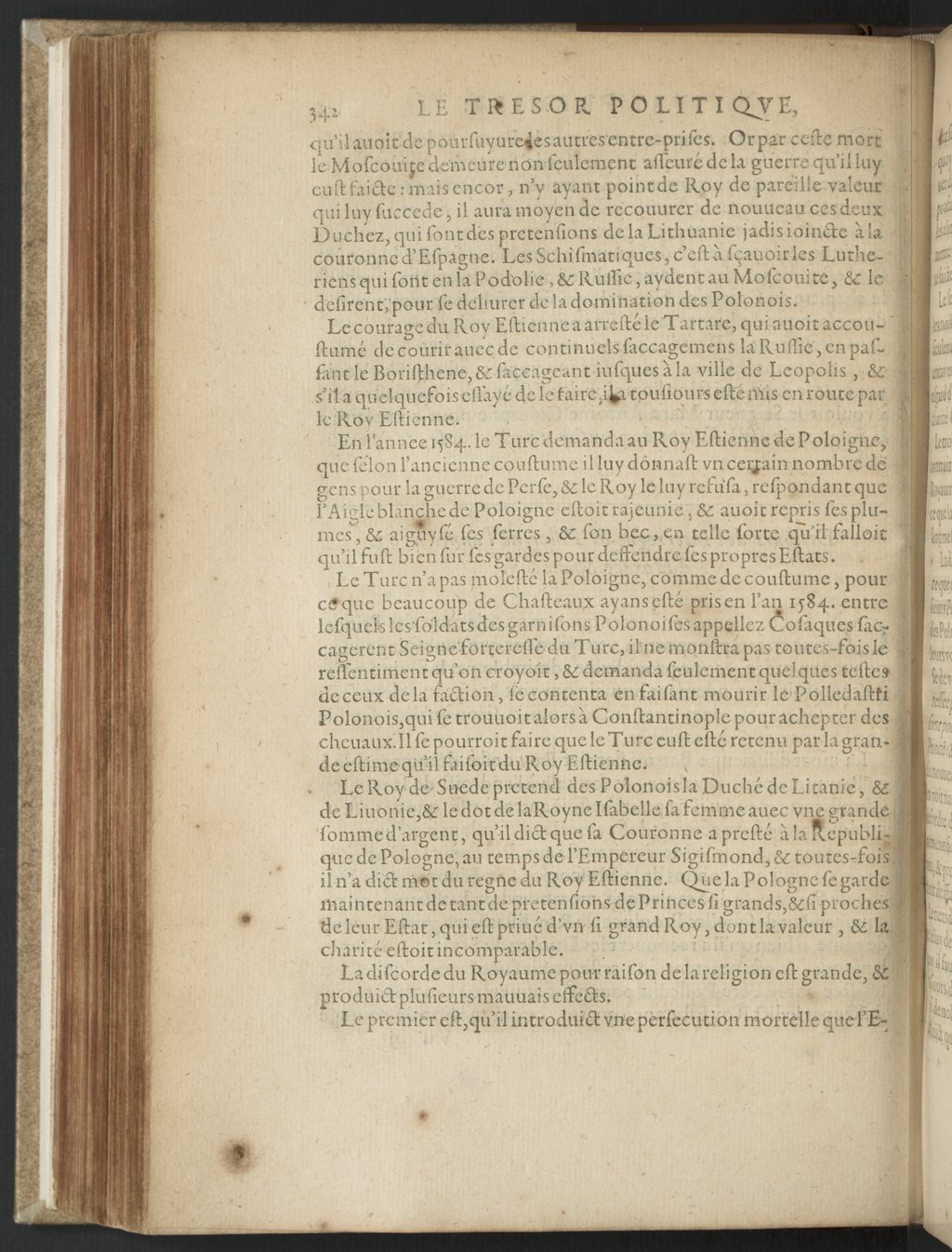 1608 - Nicolas Du Fossé - Trésor politique - BnF Tolbiac