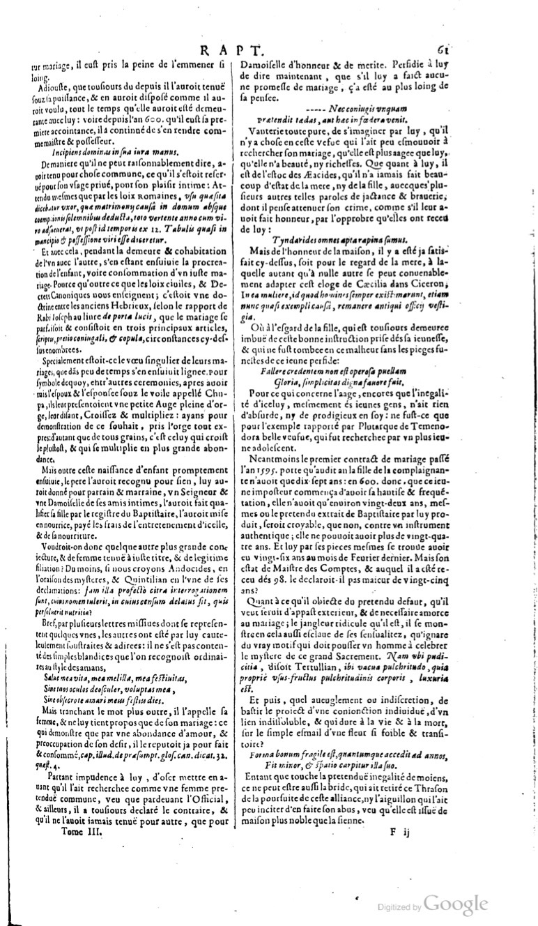 1629 - Veuve Nicolas Buon - Trésor du droit français (21754 T. 3) - BM Lyon