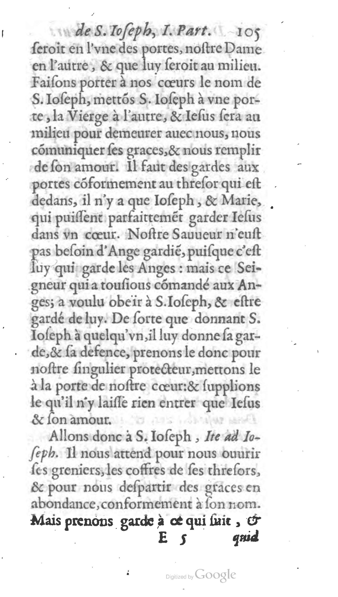 1654 - Antoine Jullieron - Trésor inestimable de Saint-Joseph - BM Lyon