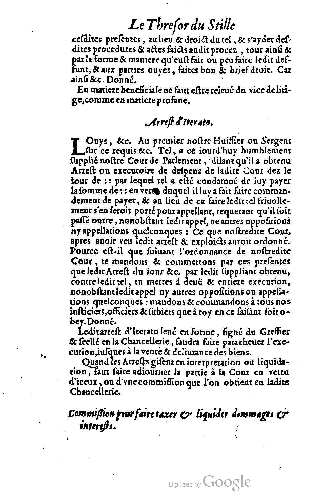 1614 - Jean Richer - Trésor du nouveau style et protocole de la chancellerie de France - BSB Munich