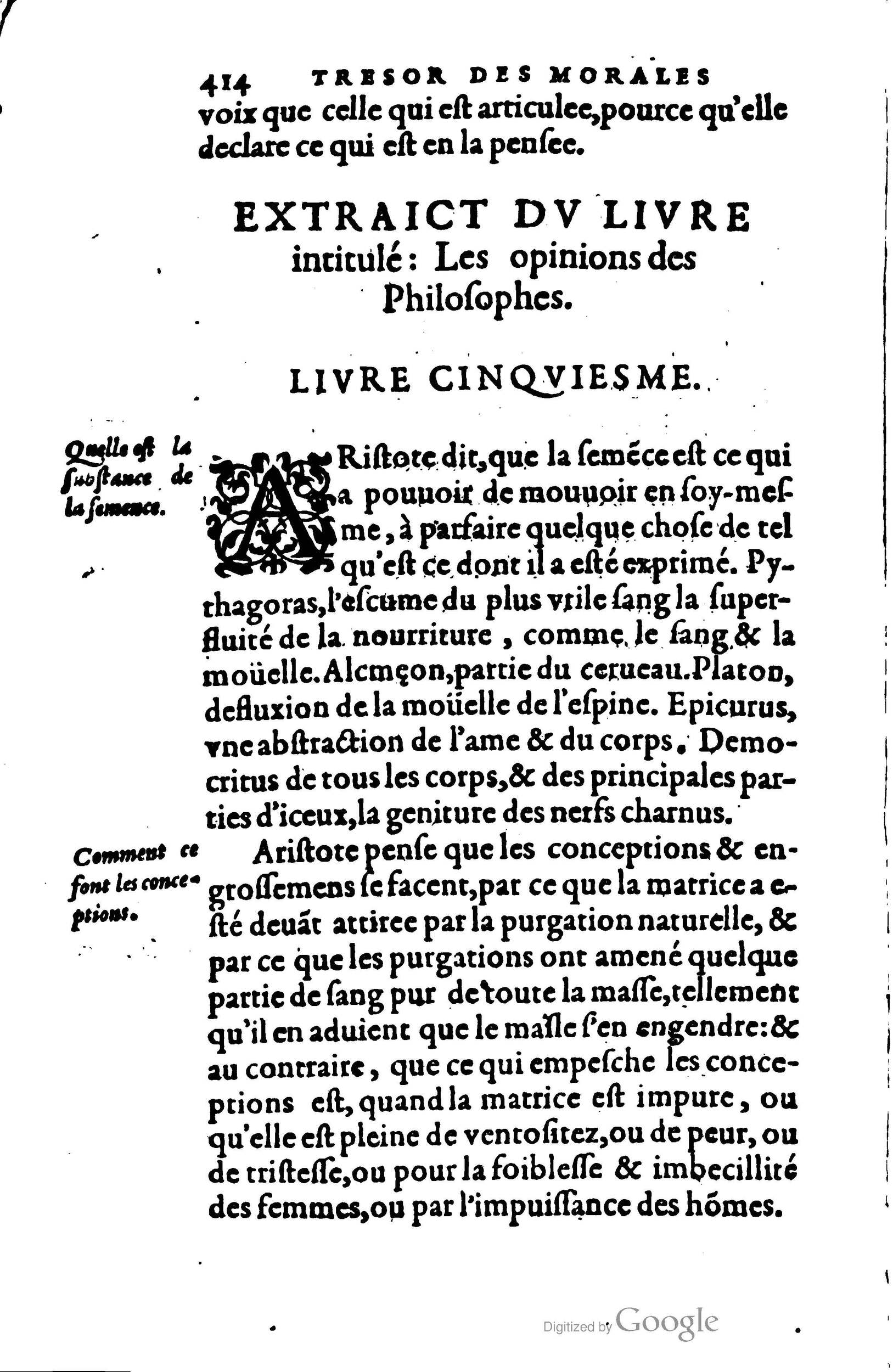 1578 - Jean Poupy - Trésor des morales de Plutarque - BSB Munich
