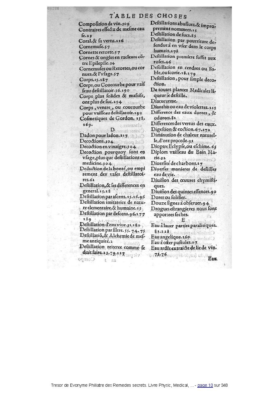 1555 - Balthazar Arnoullet - Trésor d’Évonyme Philiatre - Université Paris Cité