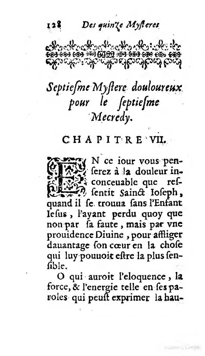1646 - Jean Piot - Trésor inestimable de Saint-Joseph - BNC Rome