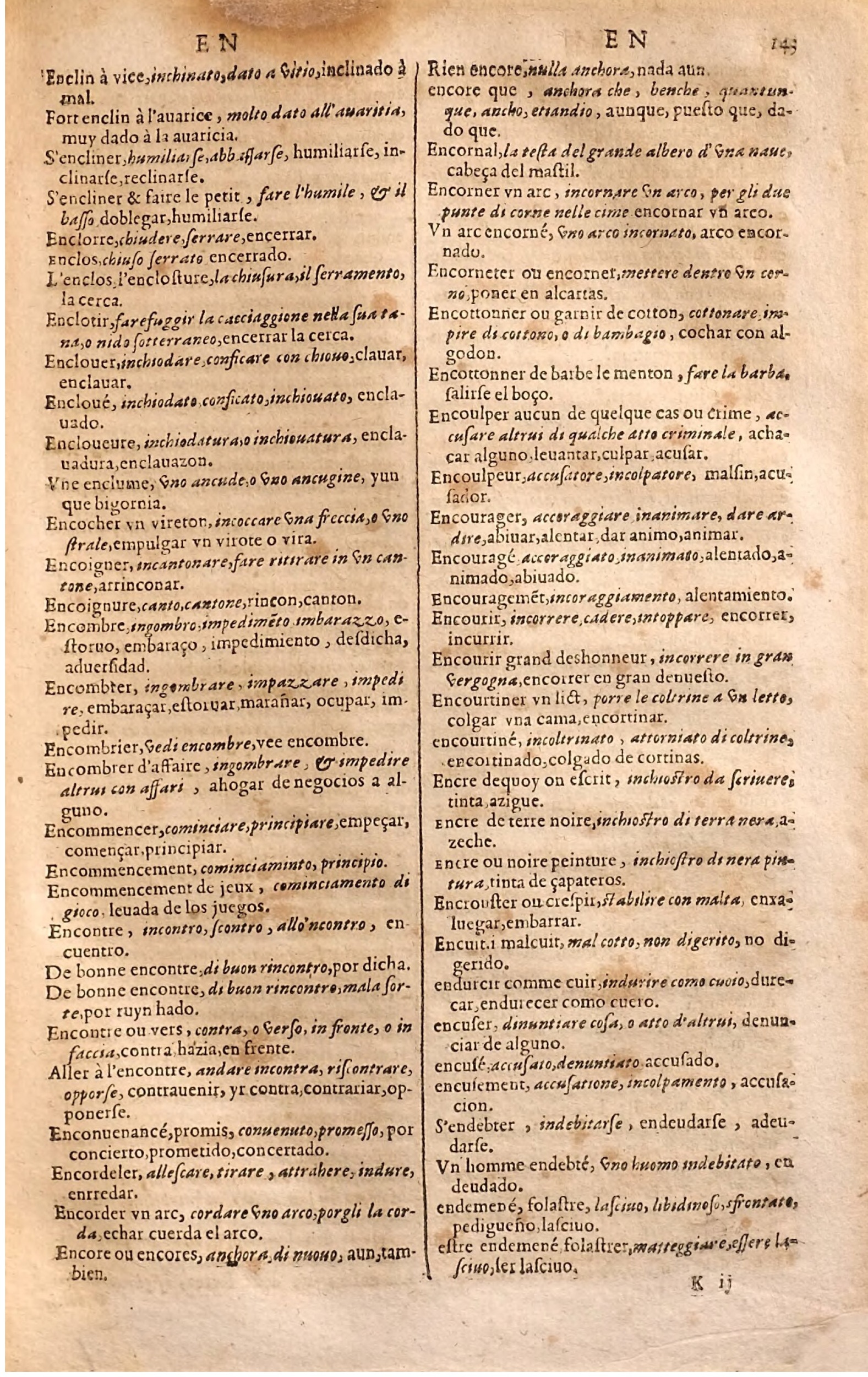 1627 - Jacques Crespin - Trésor des trois langues (Seconde partie) - Regensburg