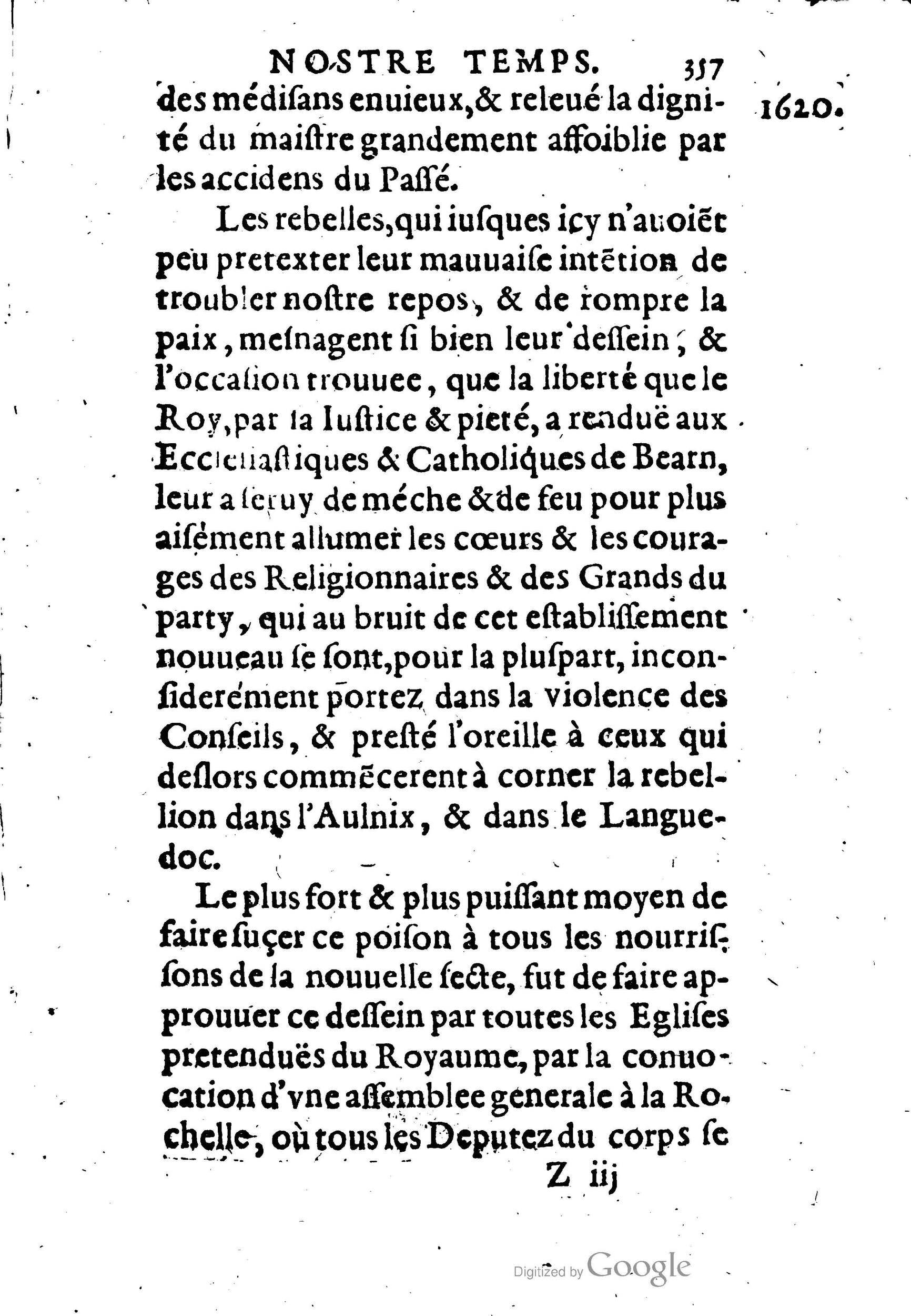 1623 - Joseph Bouillerot - Trésor de l’histoire générale de notre temps - BM Lyon