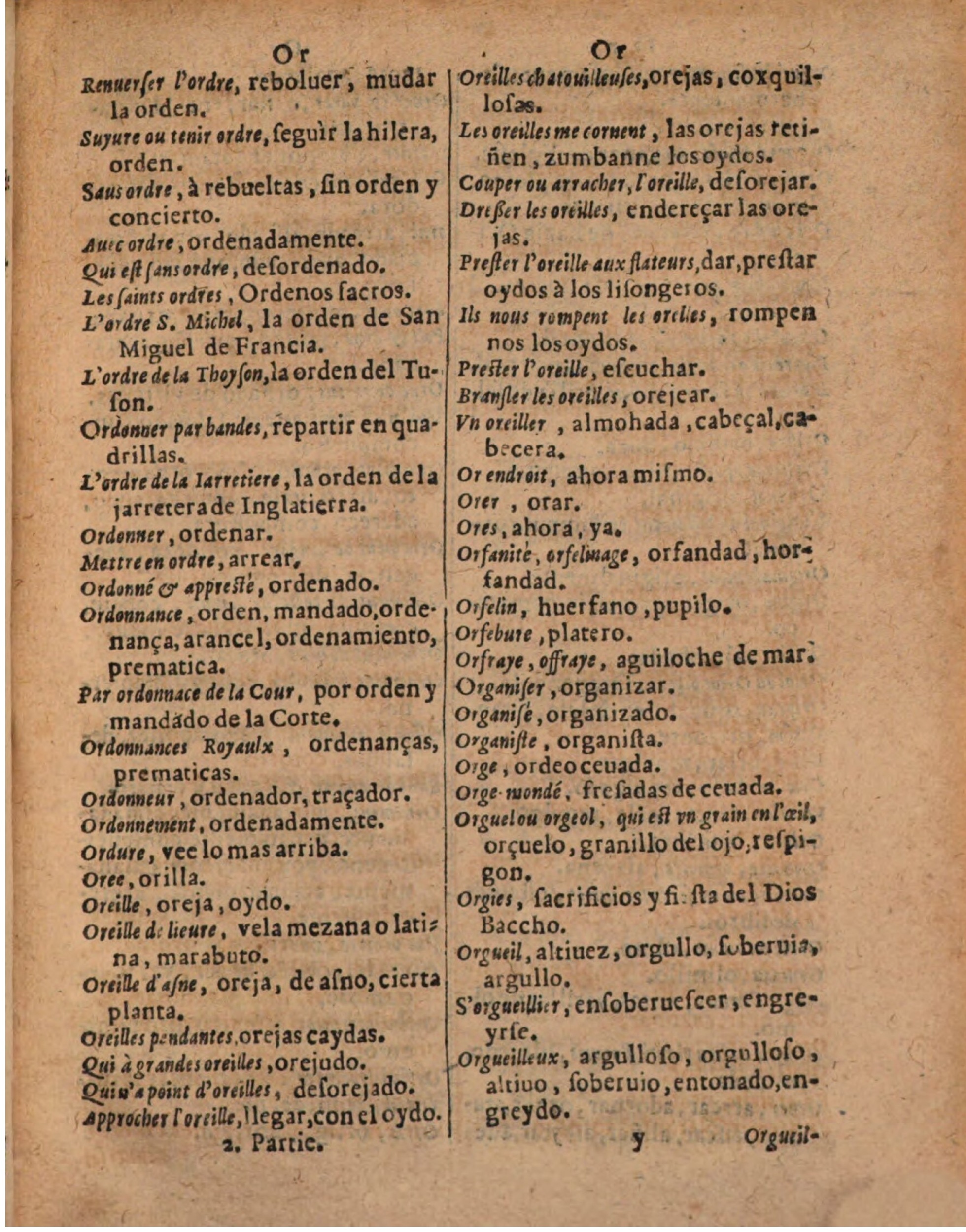 1624 - Hubert Antoine - Trésor des deux langues espagnole et française (Seconde partie) - BSB Munich